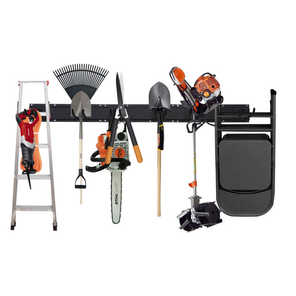 BOOTSTRAP Garden Tool Storage Racks,Garage Organizer Wall Mount 6 Pack